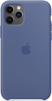 Apple iPhone 11 Pro Silicone Back Cover Linnenblauw