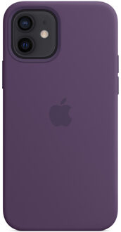 Apple iPhone 12 / 12 Pro Silicone Back Cover met MagSafe Amethist