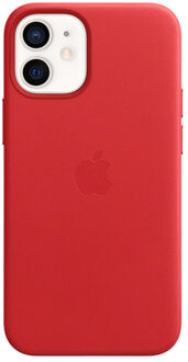 Apple iPhone 12 mini Back Cover met MagSafe Leer RED