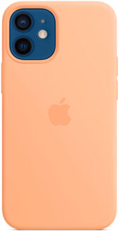Apple iPhone 12 mini Silicone Back Cover met MagSafe Cantaloupe