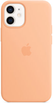 Apple iPhone 12 mini Silicone Back Cover met MagSafe Cantaloupe