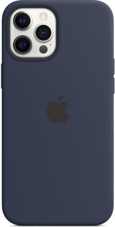 Apple iPhone 12 Pro Max Back Cover met MagSafe Donkermarineblauw