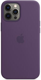 Apple iPhone 12 Pro Max Silicone Back Cover met MagSafe Amethist