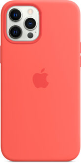Apple iPhone 12 Pro Max Siliconen Case Citrusroze