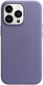 Apple iPhone 13 Pro Back Cover met MagSafe Leer Blauweregen