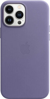 Apple iPhone 13 Pro Max Back Cover met MagSafe Leer Blauweregen