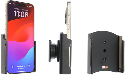 Apple iPhone 15 Pro Max Passieve verstelbare houder met swivelmount 711375