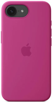 Apple iPhone 16e Silicone Case Telefoonhoesje Roze