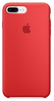 Apple iPhone 7 Plus en iPhone 8 Plus Siliconen hoes - Rood - Origineel