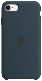 Apple iPhone SE 2022 / SE 2020 / 8 / 7 Silicone Back Cover Abyss-blauw