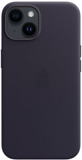 Apple Leather Backcover MagSafe voor de Apple iPhone 14 - Ink Donkerblauw