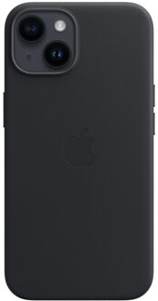 Apple Leather Backcover MagSafe voor de Apple iPhone 14 - Midnight Zwart