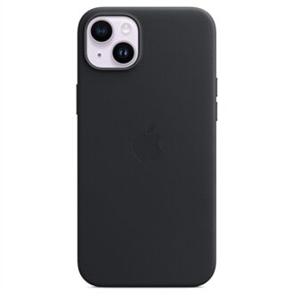 Apple Leather Backcover MagSafe voor de iPhone 14 Plus - Midnight Zwart
