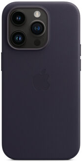 Apple Leather Backcover MagSafe voor de iPhone 14 Pro - Ink Donkerblauw