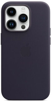 Apple Leather Backcover MagSafe voor de iPhone 14 Pro Max - Ink Donkerblauw