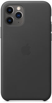 Apple Leather case voor iPhone 11 Pro Telefoonhoesje Zwart