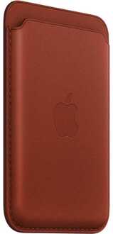 Apple Leren kaarthouder met MagSafe voor iPhone - Omber Sleeve