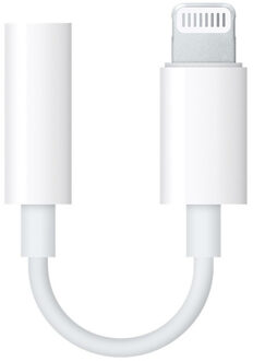 Apple Lightning-naar-mini-jack-adapter Oplader Wit