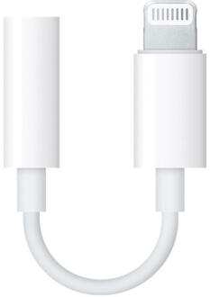Apple Lightning-naar-mini-jack-adapter Oplader Wit