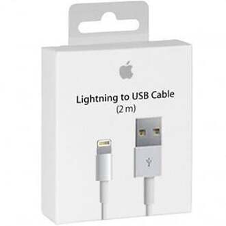 Apple Lightning-naar-USB-kabel (2m) Oplader Wit