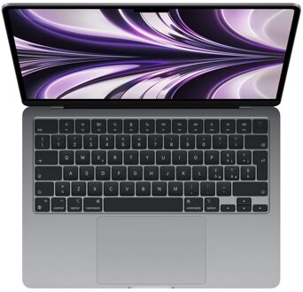 Apple MacBook Air 13 (2022) M2 (8 core CPU/8 core GPU) 8GB/256GB -13 inch Laptop Grijs