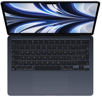 Apple MacBook Air 13 (2022) M2 (8 core CPU/8 core GPU) 8GB/256GB -13 inch Laptop Zwart