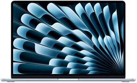 Apple MacBook Air 15-inch M4 (10 core CPU/10 core GPU) 16GB/256GB -15 inch Laptop Blauw