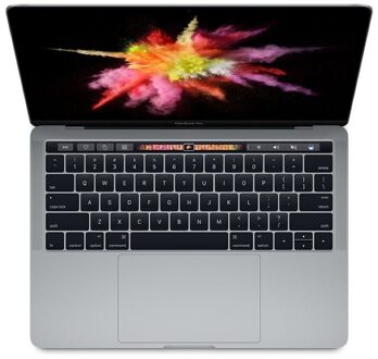 Apple MacBook Pro (13 inch, 2017) - Intel Core i5 - 16GB RAM - 512GB SSD - Touch Bar - 4x Thunderbolt 3 - Spacegrijs - small