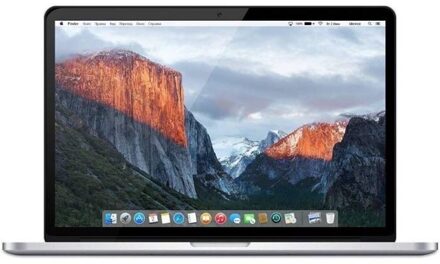 Apple MacBook Pro (15 inch, 2015) - Intel Core i7 - 16GB RAM - 256GB SSD - 2x Thunderbolt 2 - Zilver