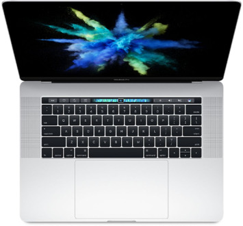 Apple MacBook Pro (15 inch, 2016) - Intel Core i7 - 16GB RAM - 256GB SSD - Touch Bar - 4x Thunderbolt 3 - Zilver