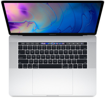 Apple MacBook Pro (15 inch, 2018) - Intel Core i7 - 16GB RAM - 256GB SSD - Touch Bar - 4x Thunderbolt 3 - Zilver