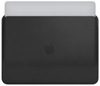 Apple MacBook Pro 16'' Leather Sleeve Zwart