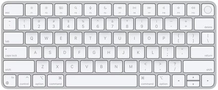 Apple Magic Keyboard met Touch ID - Draadloos toetsenbord - QWERTY / US - Lightning - Wit - One size