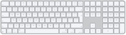 Apple Magic Keyboard met Touch ID en numeriek toetsenblok (2024) Toetsenbord Wit