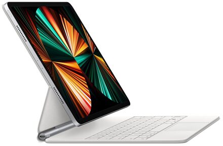 Apple Magic Keyboard voor de Apple iPad Air 13 inch (2026) M4 / (2025) M3 / (2024) M2 / iPad Pro 12.9 (2018/2020/2021/2022) - QWERTY / UK - Wit