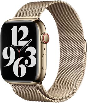 Apple Milanese Loop Band voor de Apple Watch | 44/45/46/49 mm - Goud - 49 mm