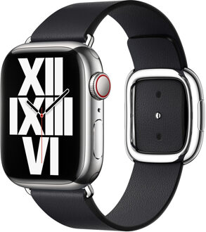 Apple Modern Buckle Apple Watch medium 38mm / 40mm / 41mm Midnight Zwart