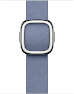 Apple Modern Buckle FineWoven voor de Apple Watch Series 1 t/m 9 / SE (38/40/41 mm) | Series 10 / 11 (42 mm) - Maat M - Lavender Blue Blauw - 41 mm