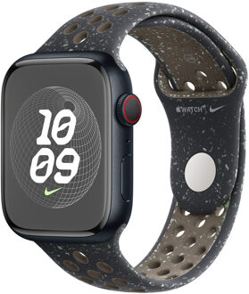 Apple Nike Sport Band Apple Watch 38mm / 40mm / 41mm Midnight Sky S/M Zwart