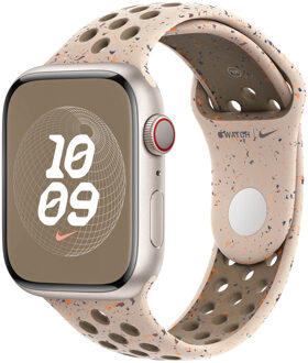 Apple Nike Sport Band voor de Apple Watch Series 1 t/m 11 / SE / Ultra (44/45/46/49 mm) - Maat M/L - Desert Stone Beige - 49 mm