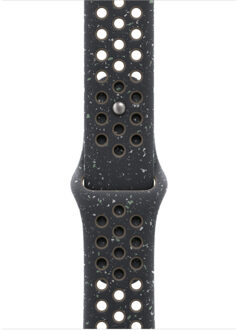 Apple Nike Sport Band voor de Apple Watch Series 1 t/m 11 / SE / Ultra (44/45/46/49 mm) - Maat S/M - Midnight Sky Zwart - 49 mm