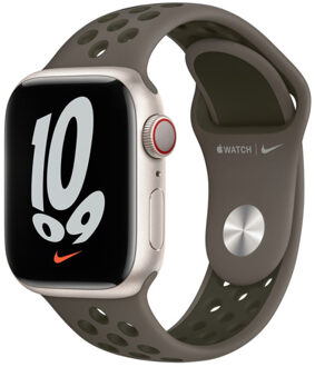 Apple Nike Sport Band voor de Apple Watch Series 1 t/m 9 / SE (38/40/41 mm) | Series 10 / 11 (42 mm) - Cargo Khaki Bruin - 41 mm