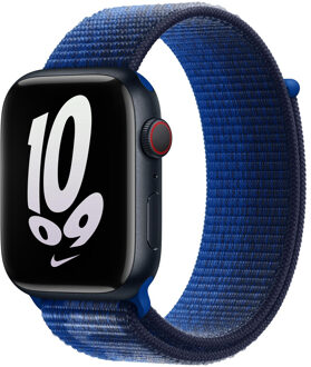 Apple Nike Sport Loop Apple Watch 38mm / 40mm / 41mm Game Royal / Midnight Navy Blauw