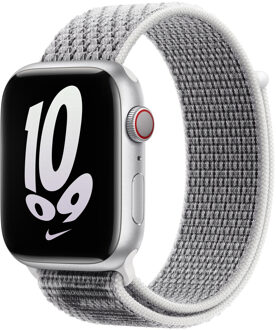 Apple Nike Sport Loop Apple Watch 38mm / 40mm / 41mm Summit White / Black Wit