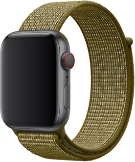 Apple Nike Sport Loop Apple Watch 42mm / 44mm / 45mm / 49mm Olive Flak Groen