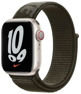 Apple Nike Sport Loop Band voor de Apple Watch | 44/45/46/49 mm - Cargo Khaki Donkergroen - 49 mm