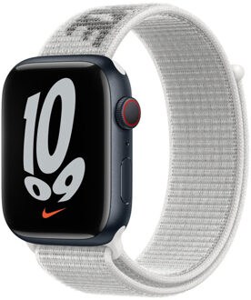 Apple Nike Sport Loop Band voor de Apple Watch Series 1-9 / SE - 38/40/41 mm - White Wit - 41 mm