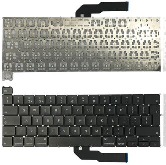 Apple Notebook keyboard for Apple Macbook Pro 13" A2251 2020 UK Zwart - small