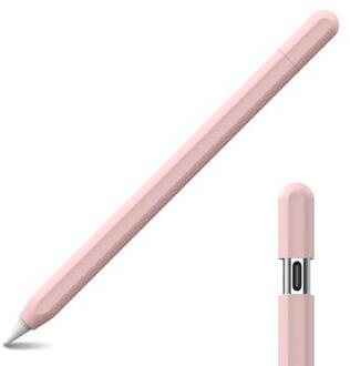 Apple Pencil (USB-C) Ahastyle PT65-3 Silicone Etui - Roze