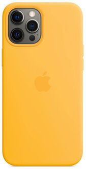 Apple Silicone Backcover MagSafe voor de Apple iPhone 12 Pro Max - Sunflower Geel - 6.7